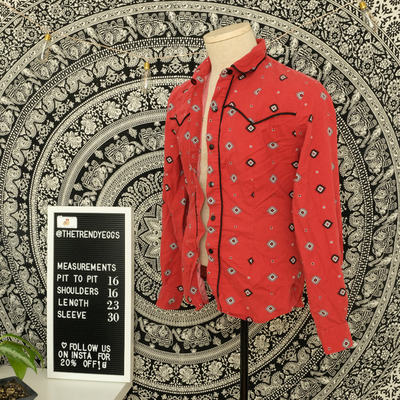 Roper Tops - Vintage Women Roper Western Cowgirl Shirt Sz Small Roper Tops - Vintage Women Roper Western Cowgirl Shirt Sz Small